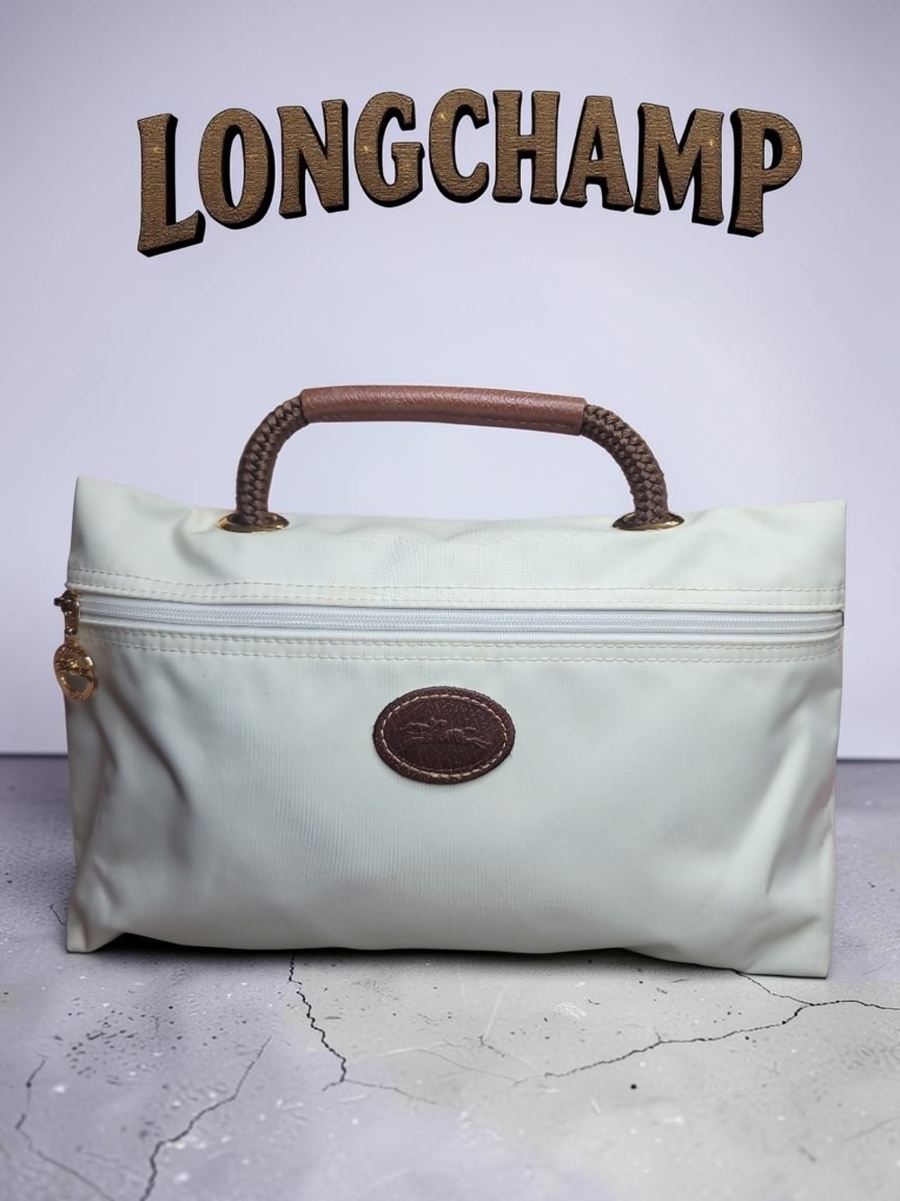 LONGCHAMP Le Pliage Top Handle Cosmetic Nylon Bag